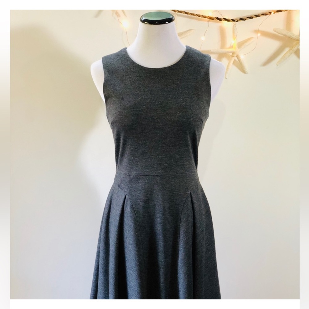 Club Monaco charcoal Asymmetrical Dress